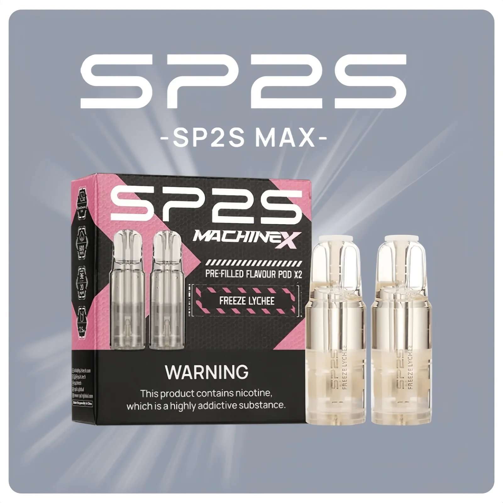 SP2S MAX 煙彈2顆裝適配 SP2S MAX 主機｜16種口味現貨｜新品上市